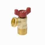 B & K INDUSTRIES B & K Quarter Master ProLine Series 102-053HN Boiler Drain Valve, 1/2 in Connection, MIP x Solder, 125 psi Pressure PLUMBING, HEATING & VENTILATION B & K INDUSTRIES
