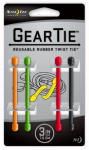 NITE IZE Gear Tie GT3-4PK-A1 Twist Tie, Rubber, Assorted ELECTRICAL NITE IZE