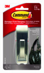 3M COMPANY Metal Modern Hook, Brushed Nickel, Large