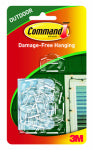 COMMAND Command 17017CLR-AW Light Clip, 0.25 lb, Plastic, Clear HARDWARE & FARM SUPPLIES COMMAND