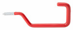 ASSA ABLOY AMERICAS RESIDENTIALI NC Screw Hook, Red Vinyl Coated, 4.5 In.