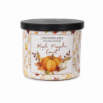 CROSSROADS ORIGINAL DESIGNS LTD 15oz Wrapped Candle-Maple Pumpkin Donut