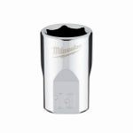 MILWAUKEE Milwaukee 45-34-9083 Socket, 13 mm Socket, 3/8 in Drive, 6-Point, Chrome Vanadium Steel, Chrome TOOLS MILWAUKEE