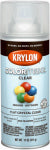 KRYLON Krylon K05547007 Enamel Spray Paint, 11 oz Can, 25 sq-ft Coverage Area, Solvent Base, Flat, Clear PAINT KRYLON