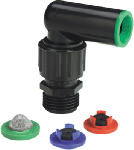 RAINDRIP Raindrip R335CT Swivel Elbow Assembly, Plastic, Black LAWN & GARDEN RAINDRIP