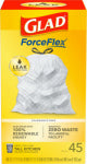 GLAD Glad 78362 Tall Kitchen Trash Bag, 13 gal, LLDPE, White CLEANING & JANITORIAL SUPPLIES GLAD   
