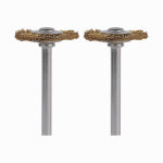 DREMEL MFG CO Brass Brush, 3/4 In., 2-Pk.