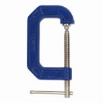 IRWIN Irwin 225103ZR C-Clamp, 750 lb Clamping, 3 in Max Opening Size, 2-1/4 in D Throat, Cast Iron Body, Blue Body TOOLS IRWIN