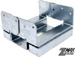 SIMPSON STRONG-TIE Simpson Strong-Tie ABA Series ABA66Z Post Base, 10,245 lb Down DF/SP, 850 lb Uplift, 6 x 6 in Post, Steel, ZMAX, 1/PK HARDWARE & FARM SUPPLIES SIMPSON STRONG-TIE