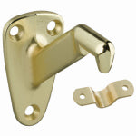 ASSA ABLOY AMERICAS RESIDENTIALI NC 2-Pc. Handrail Bracket, Bright Brass