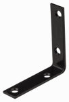 ASSA ABLOY AMERICAS RESIDENTIALI NC Corner Brace, Black, 3-1/2 x 3/4 In.