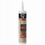 DAP DAP 08667 Kitchen and Bath Sealant, Gloss White, 24 hr Curing, -35 to 140 deg F, 10.1 fl-oz Cartridge, Tube PAINT DAP