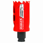 DIABLO Diablo DHS1500CT GP Hole Saw, 1-1/2 in Dia, 2-3/8 in D Cutting, 3/8 in Arbor, Carbide Cutting Edge TOOLS DIABLO
