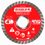 DIABLO Diablo DMADT0450 Cut-Off Disc, 4-1/2 in Dia, 7/8 in, 5/8 in, 20 mm Arbor, Diamond Cutting Edge, Turbo Rim TOOLS DIABLO