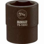DEWALT DEWALT DWMT75160OSP Impact Socket, 1-3/16 in Socket, 3/4 in D Socket, 3/4 in Drive, 6-Point, CR-440 Steel, Black Oxide TOOLS DEWALT