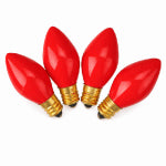 VAST LIGHTING CORP. Christmas Lights Replacement Bulb, C9, Red Ceramic, 4-Pk.
