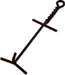 LODGE MFG Lodge A5 Lid Lifter, Steel, Black HOUSEWARES LODGE MFG