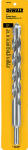 DEWALT DEWALT DW5249 Hammer Drill Bit, 1 in Dia, 12 in OAL, Percussion, Spiral Flute, 4-Flute, 1/2 in Dia Shank, Flat Shank TOOLS DEWALT