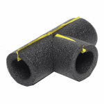 FROST KING Frost King 5TEE58H Tee Pipe Insulation, 1/2 in Dia, Polyethylene Foam, 1/4, 1/2 in Pipe PLUMBING, HEATING & VENTILATION FROST KING
