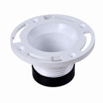 OATEY Oatey 43651 Closet Flange, 4 in Connection, PVC, White PLUMBING, HEATING & VENTILATION OATEY