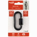 ASSA ABLOY AMERICAS RESIDENTIALI NC Quick Chain Link, Black, 5/16 In.