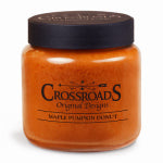 CROSSROADS ORIGINAL DESIGNS LTD 16oz Crossroads Candle-Maple Pumpkin Donut