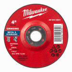 MILWAUKEE ELECTRIC TOOL CORP 4" MTL Grinding Wheel TOOLS MILWAUKEE ELECTRIC TOOL CORP