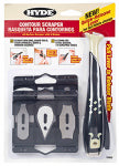 HYDE Hyde 10450 Contour Scraper, Stainless Steel Blade, Ergonomic Handle PAINT HYDE   