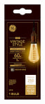 GE GE 36507 LED Bulb, Decorative, ST19 Lamp, 60 W Equivalent, Dimmable, Amber ELECTRICAL GE