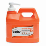 GOJO INDUSTRIES INC Hand Cleaner / Lotion with Pumice, Natural Orange, .5-Gal. Pump AUTOMOTIVE GOJO INDUSTRIES INC   