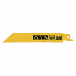 DEWALT DEWALT DW4813B25 Reciprocating Saw Blade, Applicable Materials: Fiberglass, Hard Rubber, Metal, 3/4 in W TOOLS DEWALT