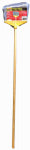 RUBBERMAID Rubbermaid 1887089 Angle Broom, Polypropylene Bristle, Gray Bristle, 66 in L, Wood Handle CLEANING & JANITORIAL SUPPLIES RUBBERMAID   