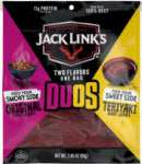 MIDWEST DISTRIBUTION JACK LINKS 2.85 OZ DUOS ORIGINAL/TERIYAKI BEEF JERKY