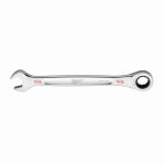 MILWAUKEE Milwaukee 45-96-9226 Ratcheting Combination Wrench, SAE, 13/16 in Head, 11.1 in L, 12-Point, Steel, Chrome TOOLS MILWAUKEE