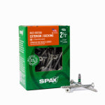 SPAX #10 x 2-1/2" Exterior Flat Head Wood Deck Screws  Construction Torx T-Star Plus (81 EA) 1 LB