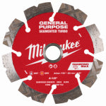 MILWAUKEE ELECTRIC TOOL CORP Diamond Max Segmented Turbo Diamond Saw Blade, 4.5 In. TOOLS MILWAUKEE ELECTRIC TOOL CORP