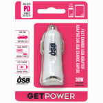 ARIES MFG Fast Charge USB Car Adapter, Dual Ports