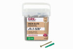 GRK FASTENERS GRK Fasteners DECK ELITE 19158 Deck Screw, #9 Thread, 1-5/8 in L, Coarse, W-Cut Thread, Bugle Head, Star Drive, Steel HARDWARE & FARM SUPPLIES GRK FASTENERS