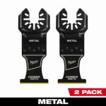 MILWAUKEE Milwaukee 49-25-1502 Blade, 1-3/8 in, Carbide/HCS/Titanium, 2 in D Cutting, 2/PK TOOLS MILWAUKEE