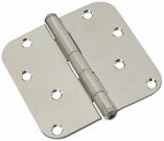 ASSA ABLOY AMERICAS RESIDENTIALI NC Door Hinge, Interior, Round-Edge, Stainless Steel, 4 In. HARDWARE & FARM SUPPLIES ASSA ABLOY AMERICAS RESIDENTIALI NC