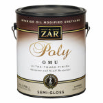 ZAR ZAR 36113 Polyurethane, Semi-Gloss, Liquid, Milky Clear, 1 gal, Can PAINT ZAR   