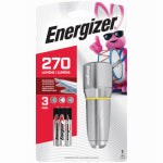 ENERGIZER BATTERY Energizer EPMHH32E Flashlight, AAA Battery, LED Lamp, 250 Lumens, 80 m Beam Distance, 2.5 hr Run Time, Silver ELECTRICAL ENERGIZER BATTERY