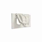 RACO INCORPORATED 1-Gang Horizontal Weatherproof Cover, Duplex, White ELECTRICAL RACO INCORPORATED