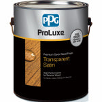 PPG PROLUXE ProLuxe Premium Deck Wood Finish Transparent Satin, Natural, 1-Gallon PAINT PPG PROLUXE