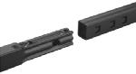 CHAMBERLAIN Steel Rail Extension Kit, Chain-Drive Garage Door Openers, 8-Ft.