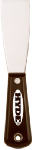 HYDE Hyde 02100 Putty Knife, 3-3/4 in L Blade, 1-1/2 in W Blade, HCS Blade, Black/Silver Handle, Nylon Handle PAINT HYDE