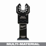 MILWAUKEE ELECTRIC TOOL CORP Open-Lok Oscillating Multi-Tool Blade, Titanium Charged Bi-Metal, 1-3/8 In.