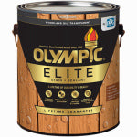 OLYMPIC/PPG ARCHITECTURAL FIN Elite Woodland Oil Stain & Sealant, Exterior, Kona Brown, 1-Gallon PAINT OLYMPIC/PPG ARCHITECTURAL FIN