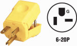LEVITON MFG CO 20A YEL GRND CORD PLUG ELECTRICAL LEVITON MFG CO