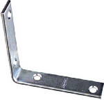 ASSA ABLOY AMERICAS RESIDENTIALI NC 4-Pk., 3-1/2 In. Zinc Corner Iron HARDWARE & FARM SUPPLIES ASSA ABLOY AMERICAS RESIDENTIALI NC